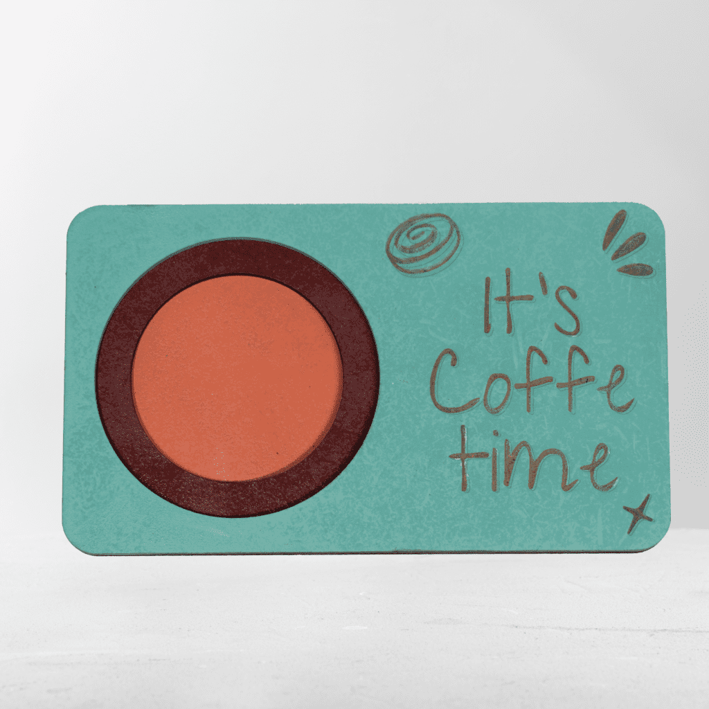 Sous-tasses – Édition Personnalisée avec Textes et Formes