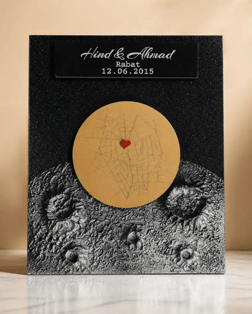 Cadre Carte - Édition Lune